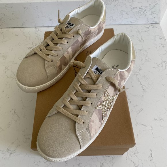 NWT Vintage Havana Bianca Light Camo Women’s Sneakers Size 10 - Picture 7 of 16